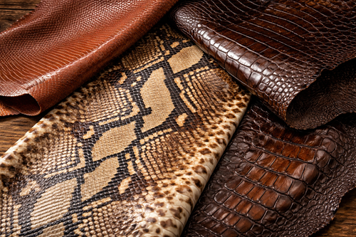 Exotische Leder
