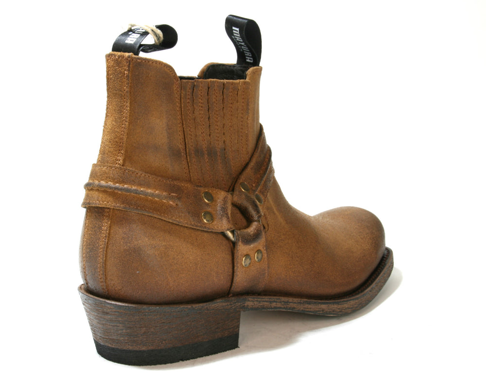 004 MAYURA Bikerboots Afelpado Tabaco