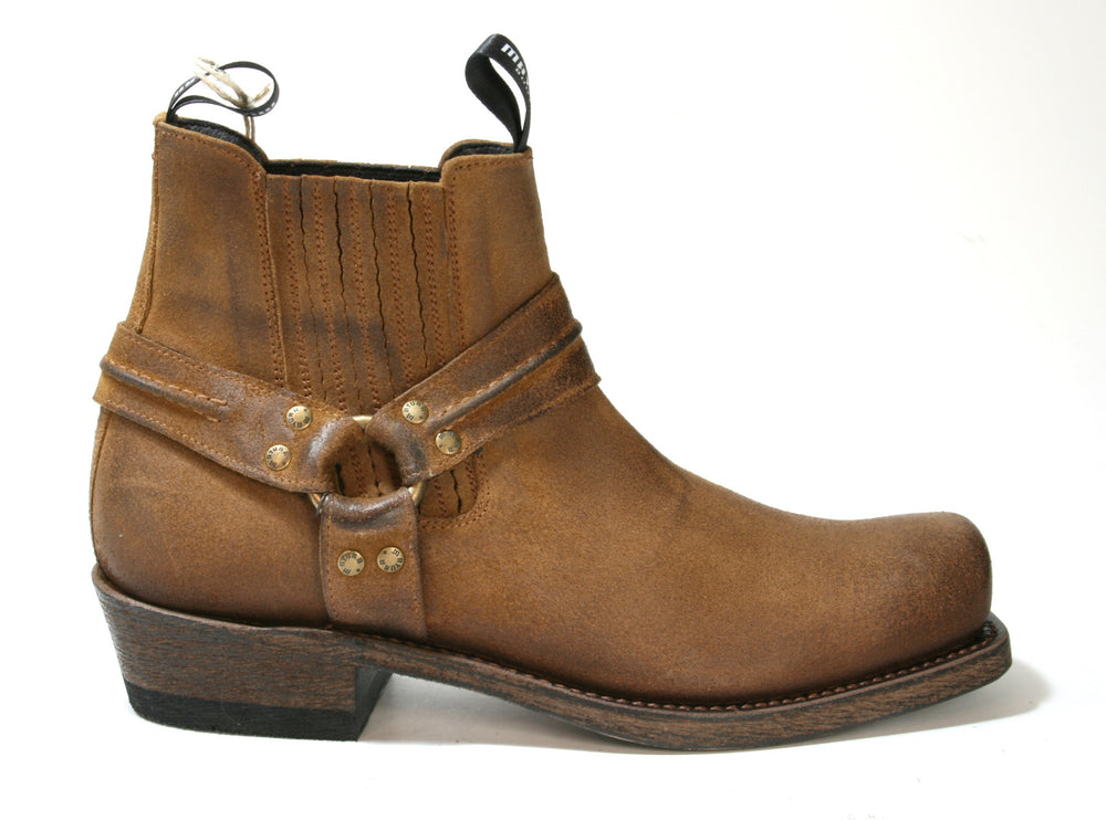 004 MAYURA Bikerboots Afelpado Tabaco