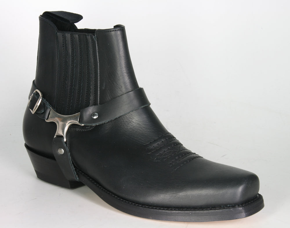 024 Mayura Biker Boots 362 Seam Negro
