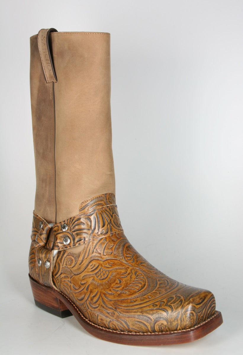 0541 Sancho biker boots Blondy brown