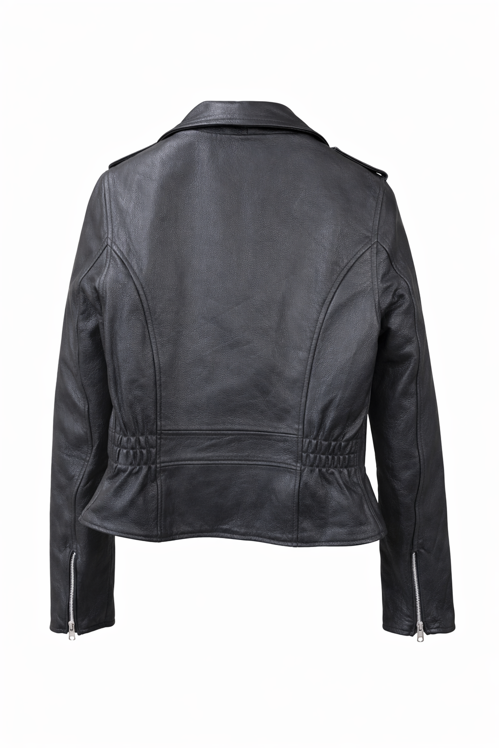 08500 Running Bear Damen Bikerjacke Leder schwarz