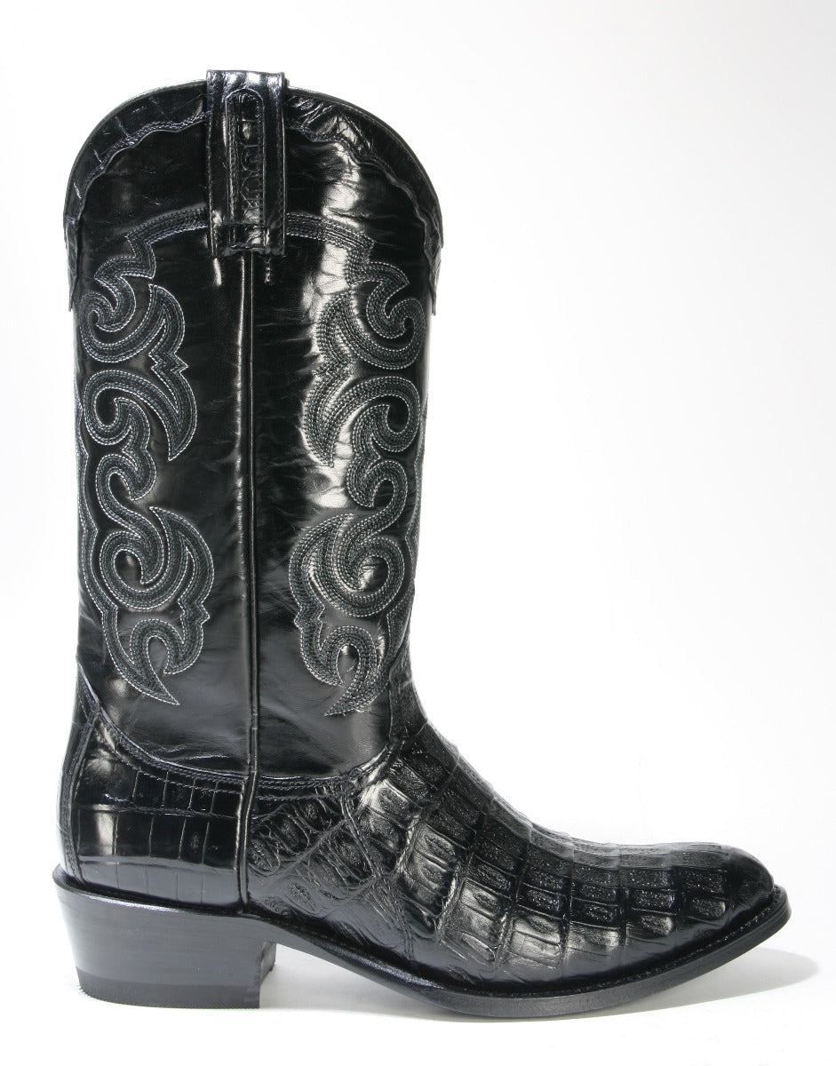 10004 Sendra cowboy boots caiman leather DOM Negro