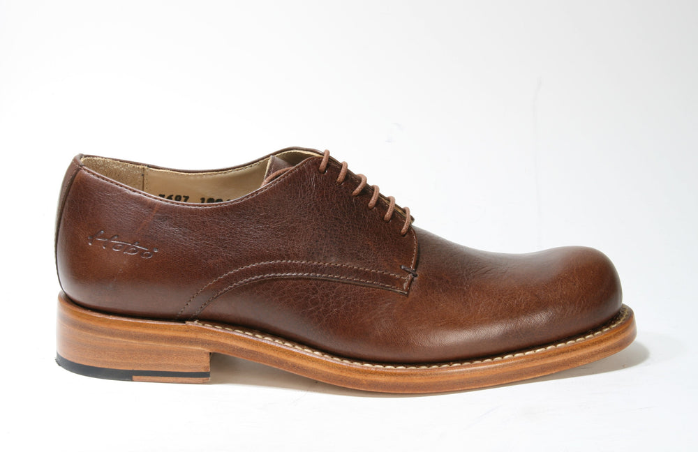 1004 Hobo Shoes Schnürschuhe GARTH Brown