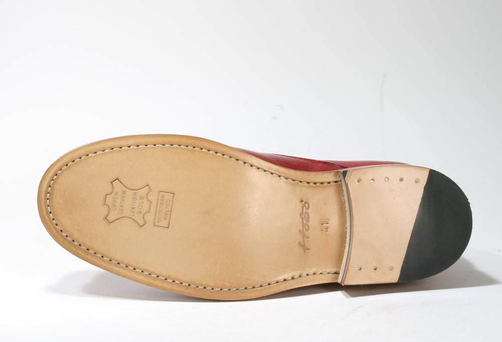 1004 Hobo Shoes Schnürschuhe GARTH Red Dingo