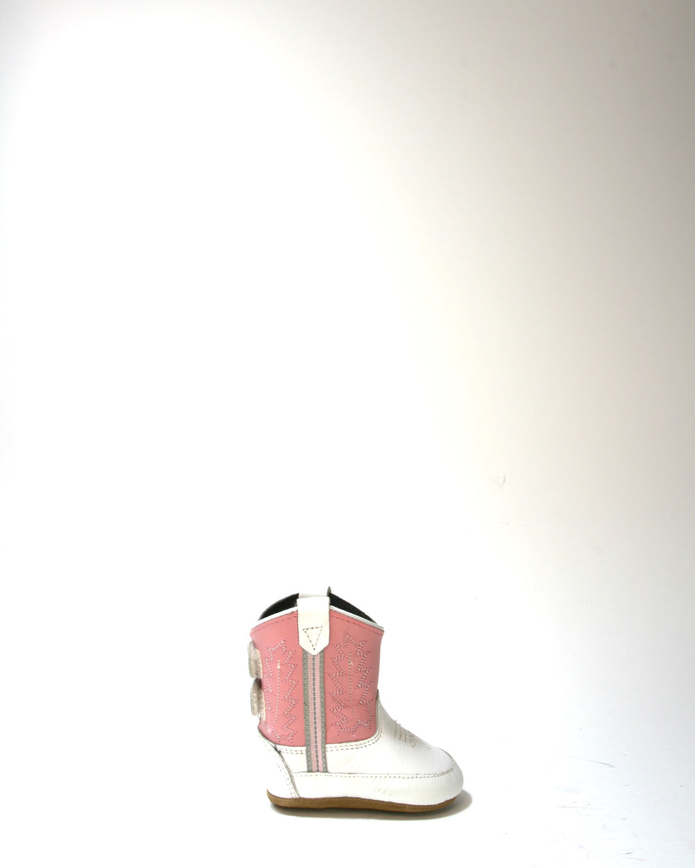 10056 Old West Daisy Baby Boots weiß rosa