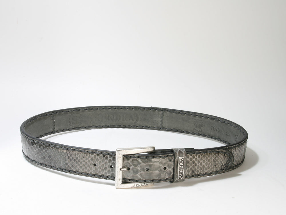 1016 Sendra Python Belt Python Barr. Charia Grau