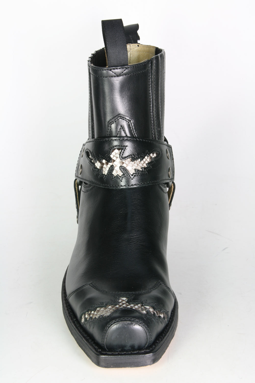 10543 Sendra Ankle Boots Negro Python Natural