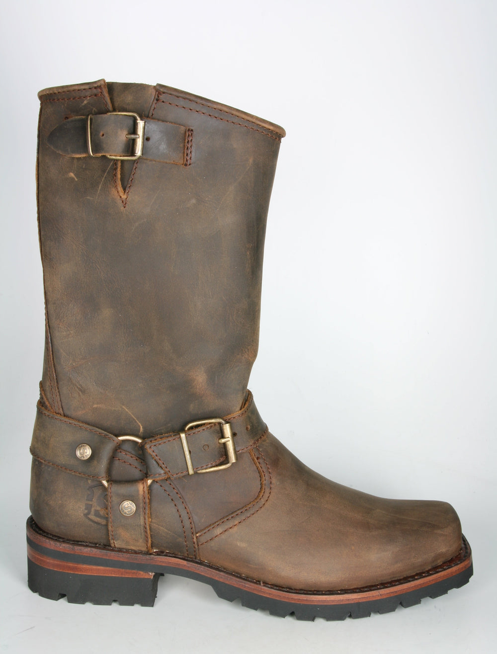 10777 Sendra Biker Boots Engineer Lavado