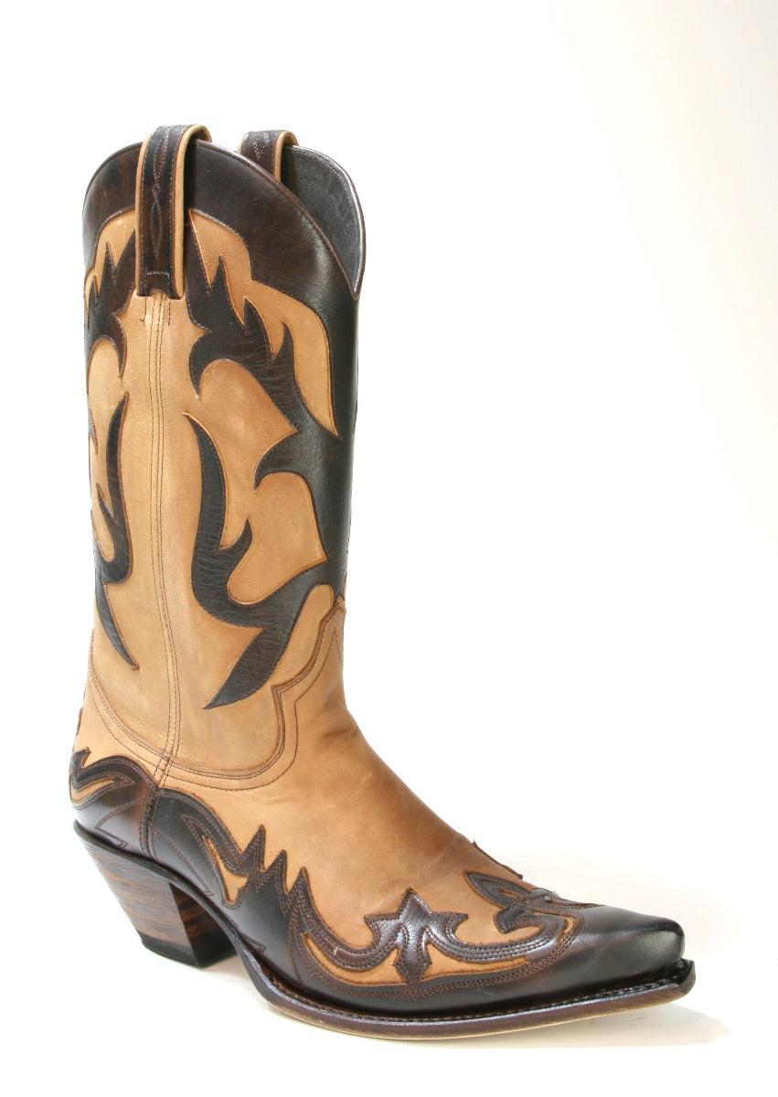 11111 Sendra Cowboystiefel GAIA Britnes Marron Sprinter Tan