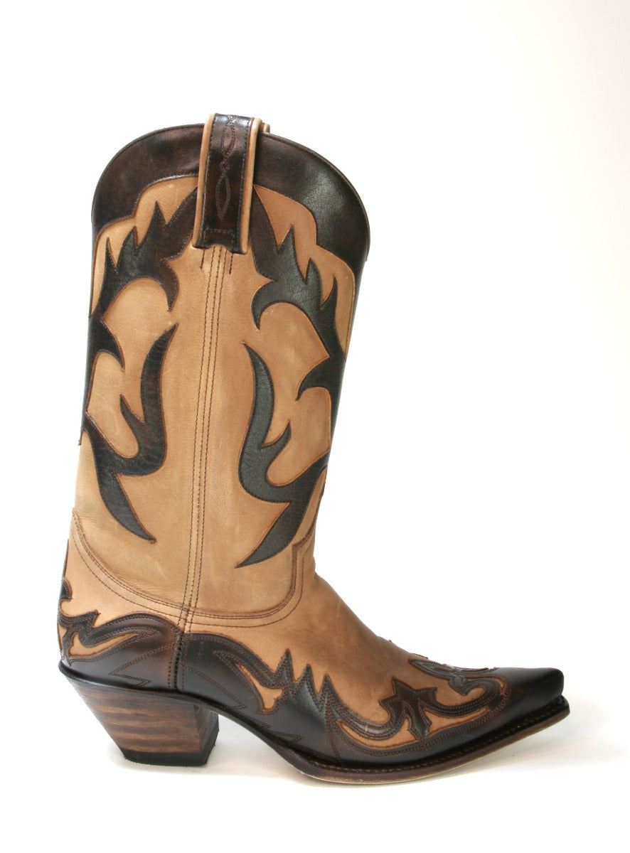 11111 Sendra Cowboystiefel GAIA Britnes Marron Sprinter Tan