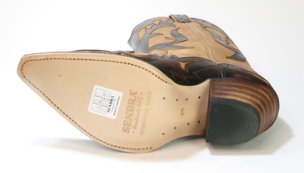 11111 Sendra Cowboystiefel GAIA Britnes Marron Sprinter Tan