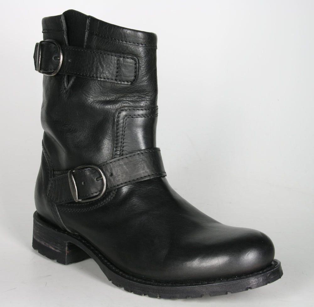 11359 Sendra kurze Bikerboots Negro
