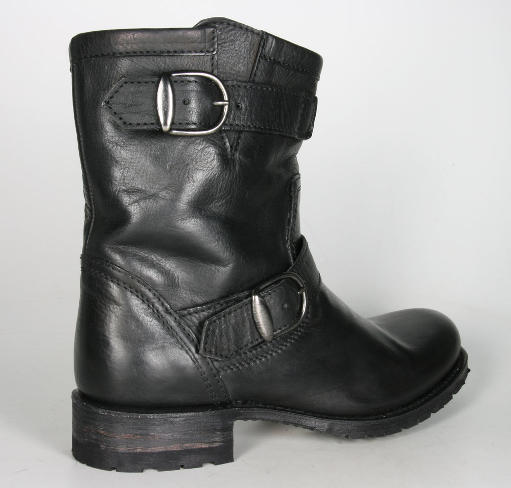 11359 Sendra kurze Bikerboots Negro