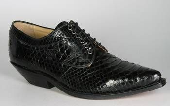 1146 Tony Mora Lace-up Shoes Python Negro