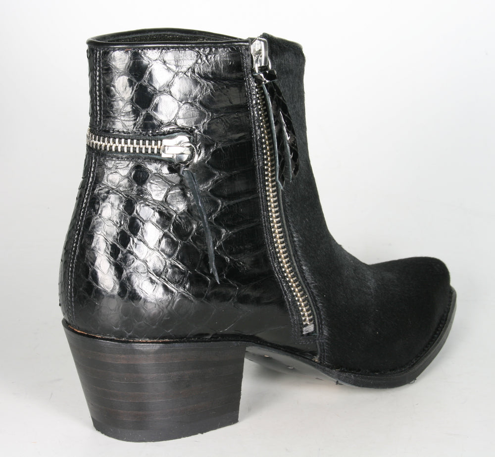 11841 Sendra ankle boots LIA Negro Pelo Python