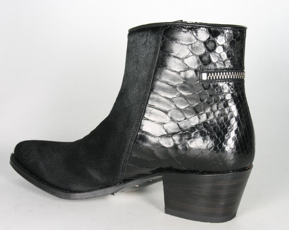 11841 Sendra ankle boots LIA Negro Pelo Python