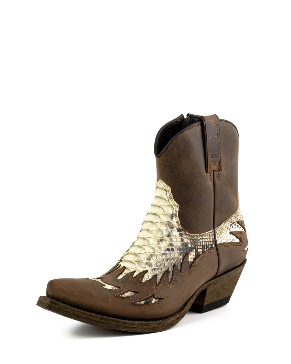012 Cowboy boots Mayura Crazy Old Sadale Python Natural