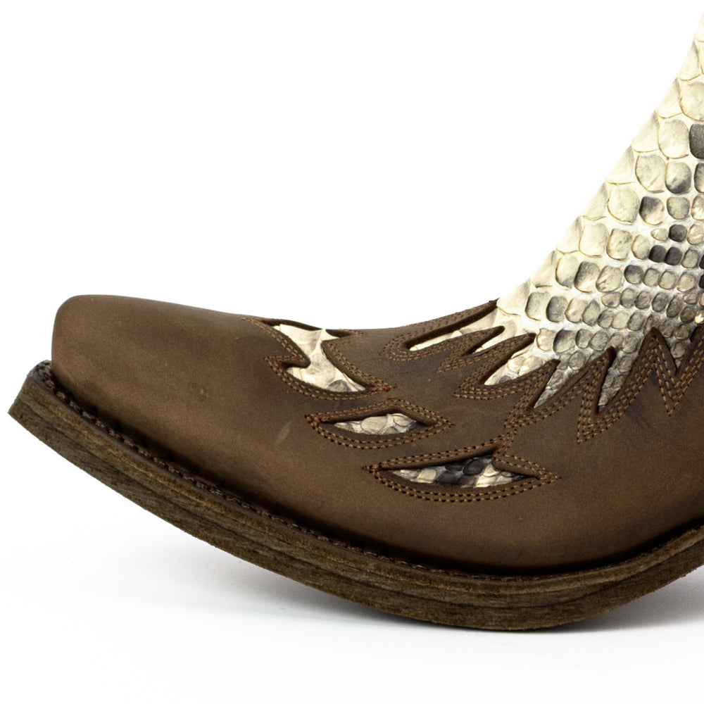 012 Cowboy boots Mayura Crazy Old Sadale Python Natural