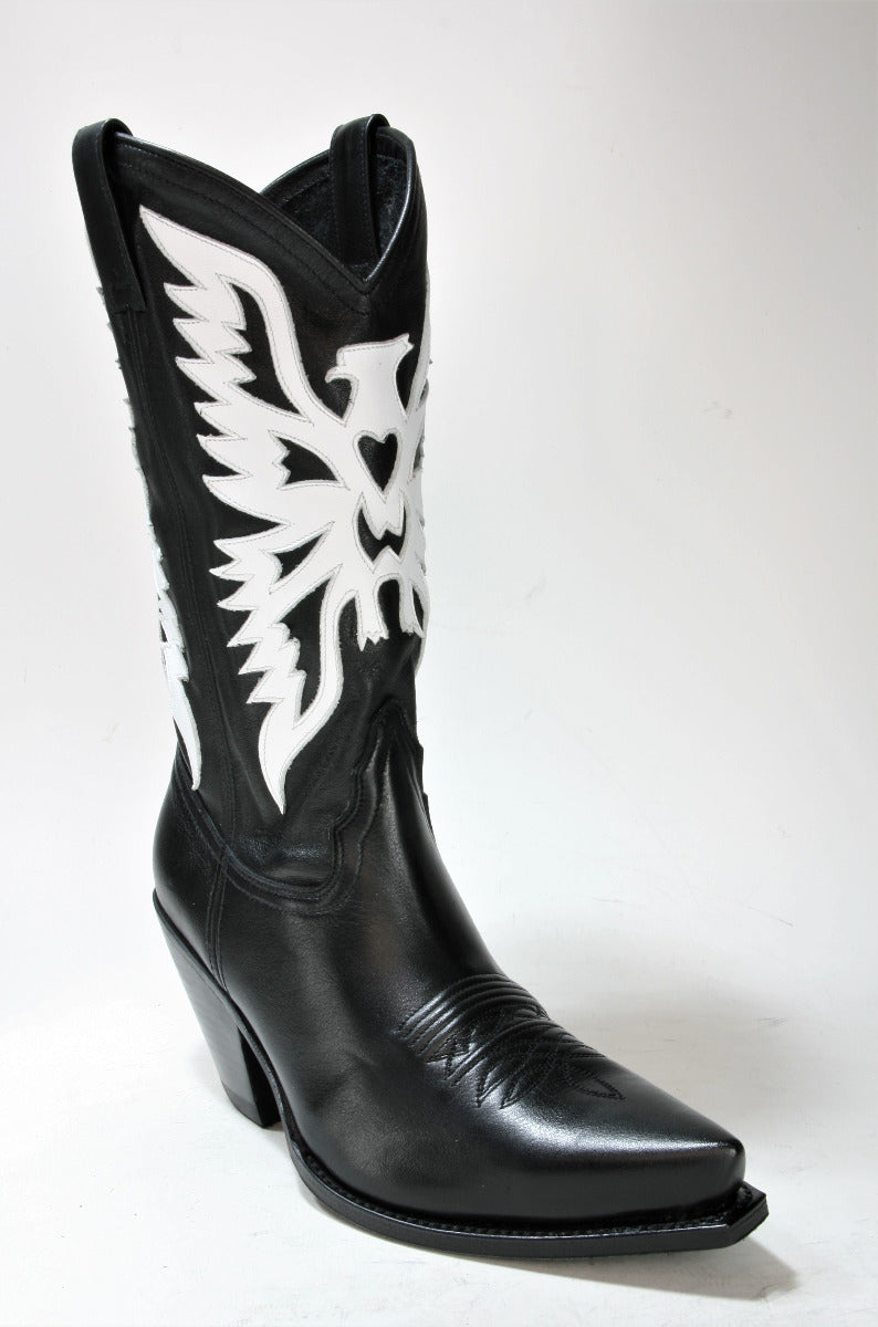 12718 Sendra cowboy boots GORCA Salvaje Negro