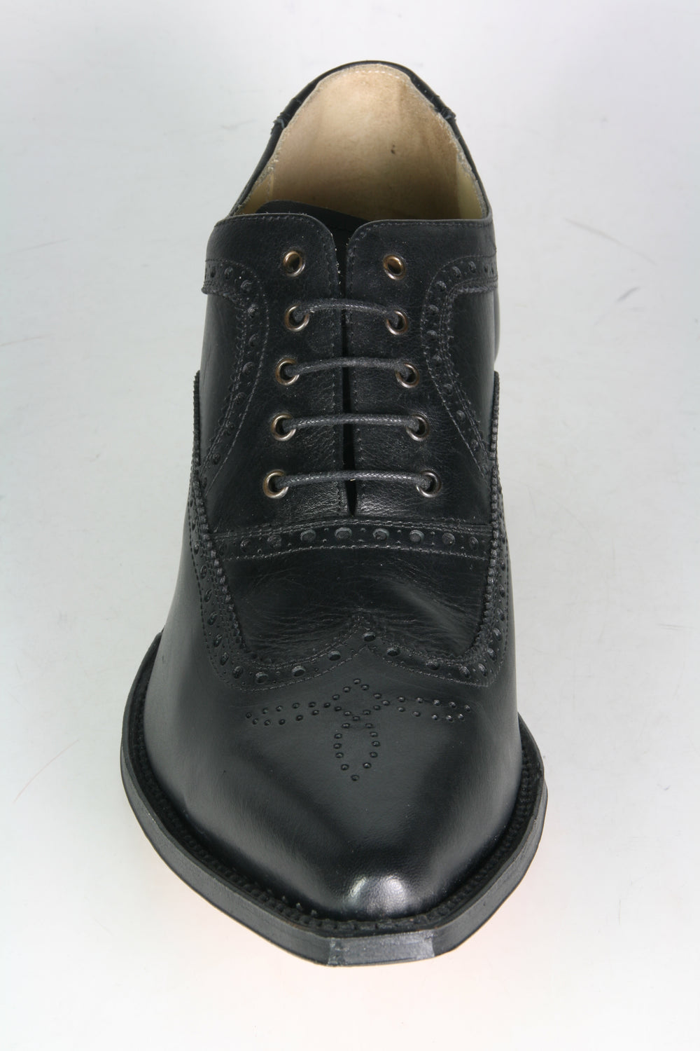 1306 Tony Mora Schnürschuhe Budapester Muster Negro