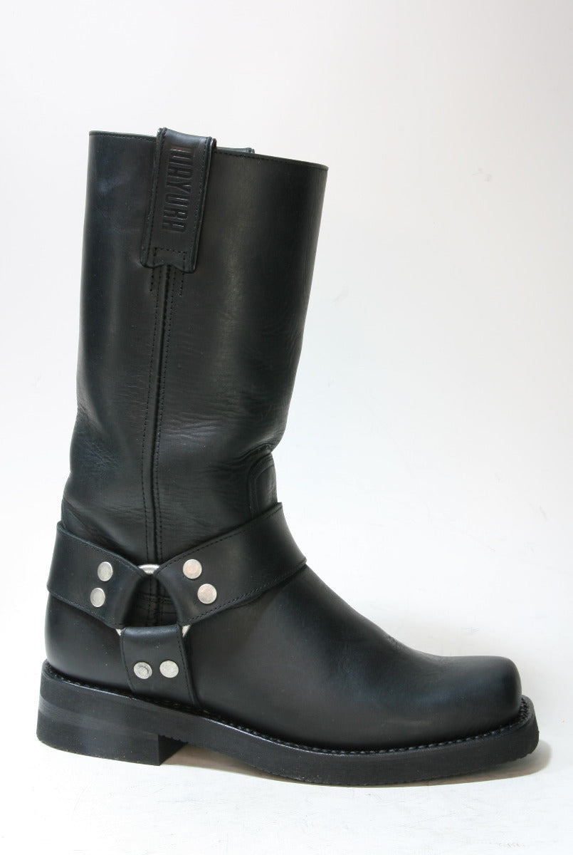 1501 MAYURA Biker boots with rubber sole, black