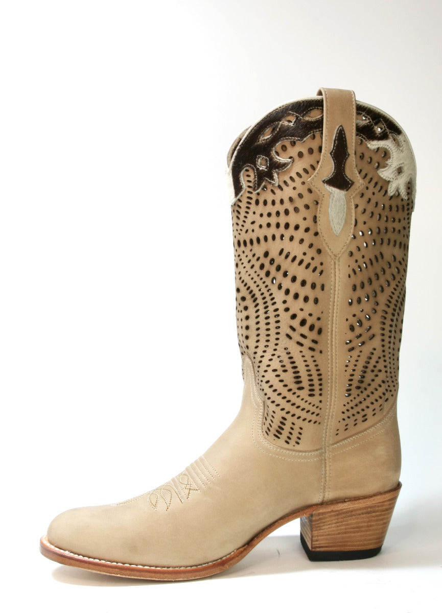 15038 Sendra Cowboystiefel DEBORA Floter Beige