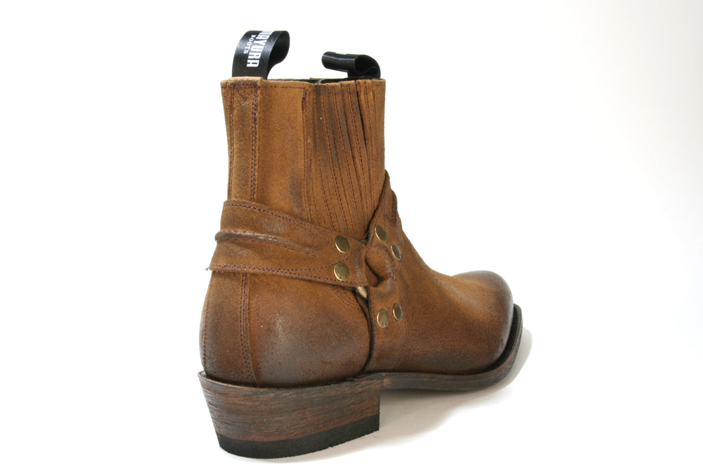 1550 MAYURA Bikerboots Afelpado Tabaco