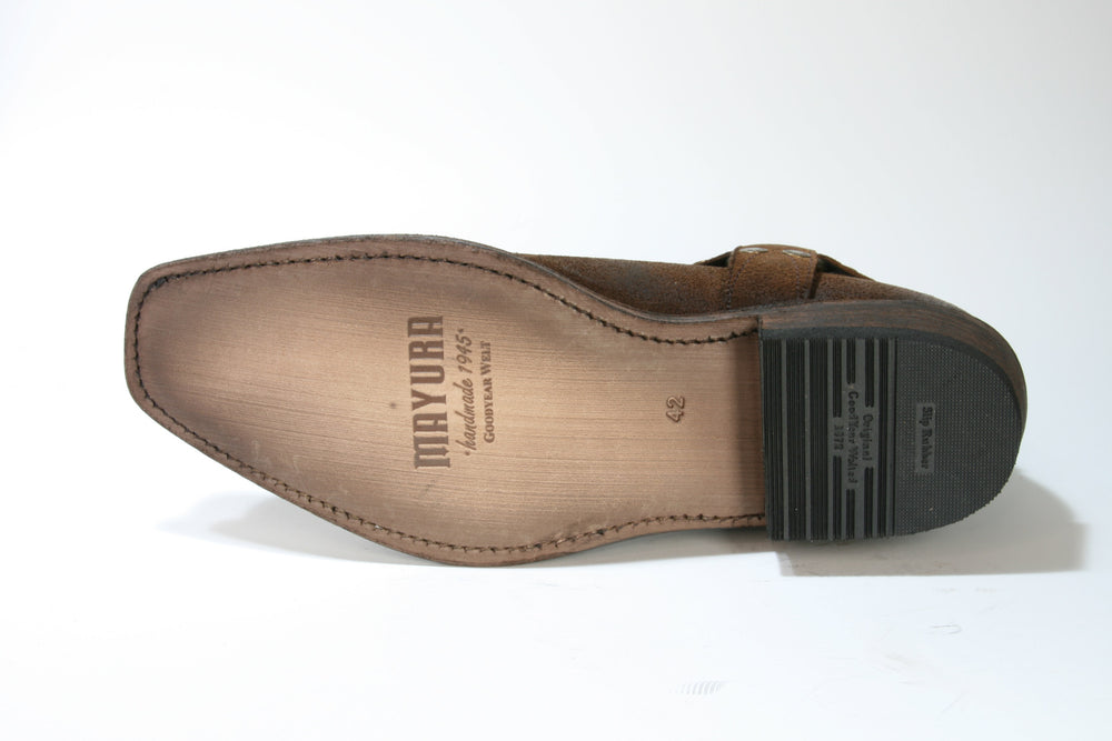 1550 MAYURA Bikerboots Afelpado Tabaco