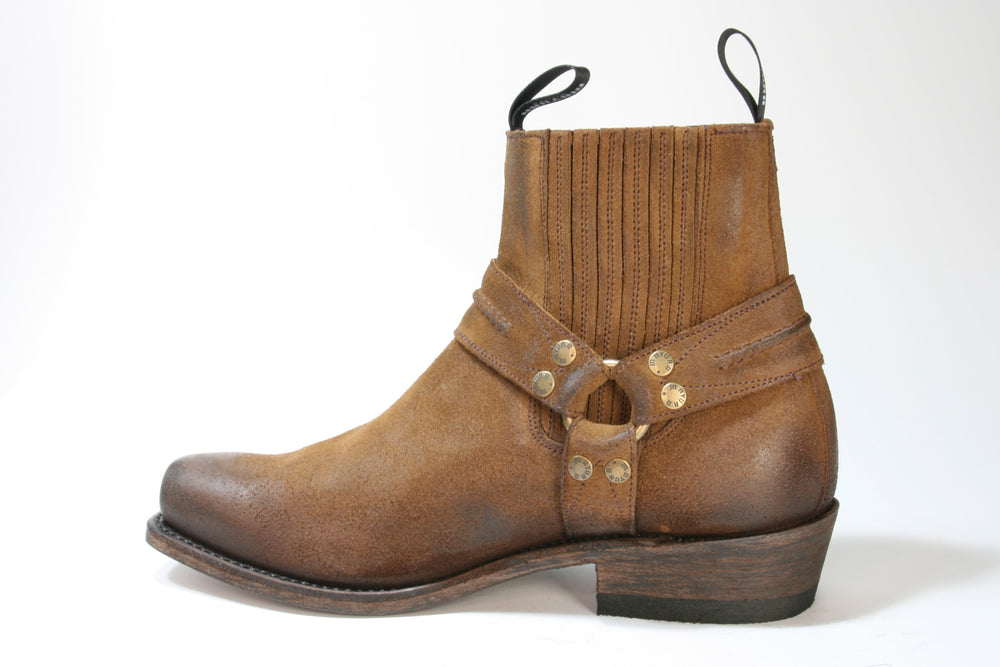 1550 MAYURA Bikerboots Afelpado Tabaco