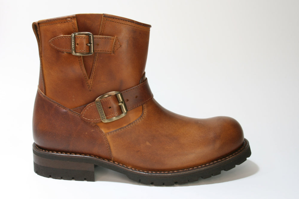 1581 Mayura Bikerboots kurze Engineer Castano