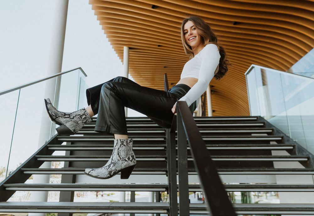 16490 Sendra ankle boots GORCA Piton Imit. Negro