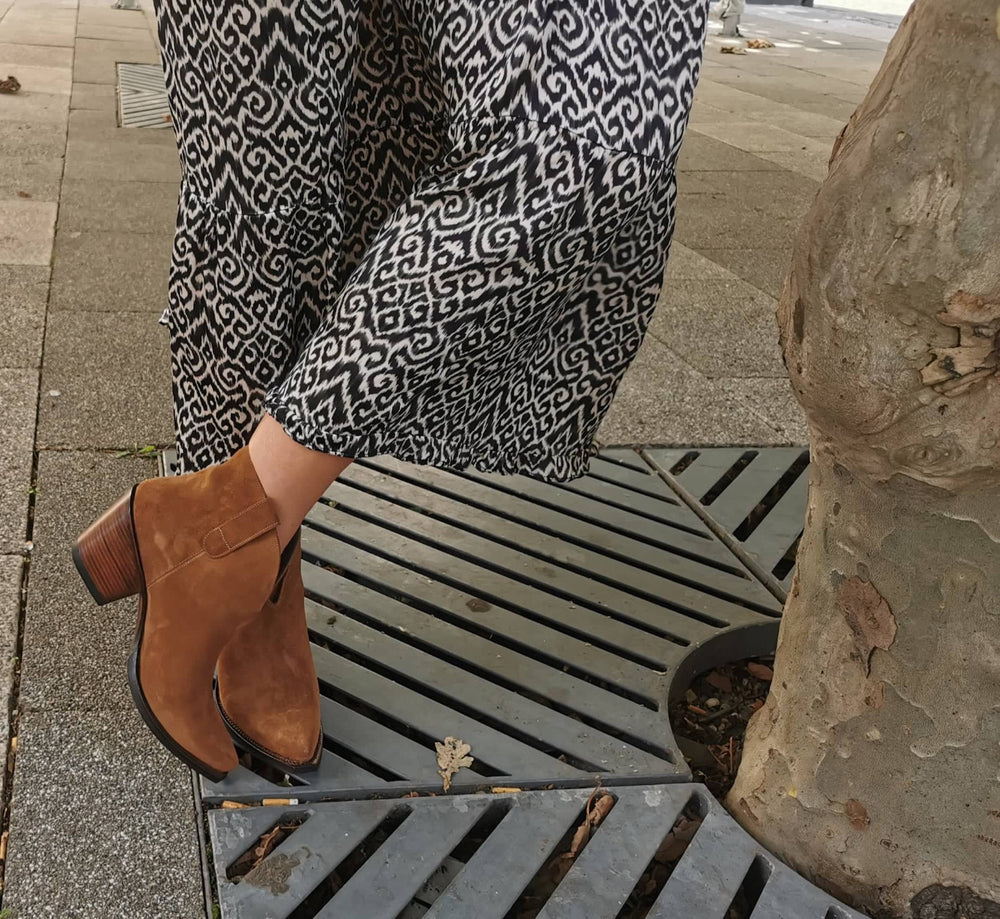 16559 Sendra Booties LULA Serr. Kaleido 158 suede