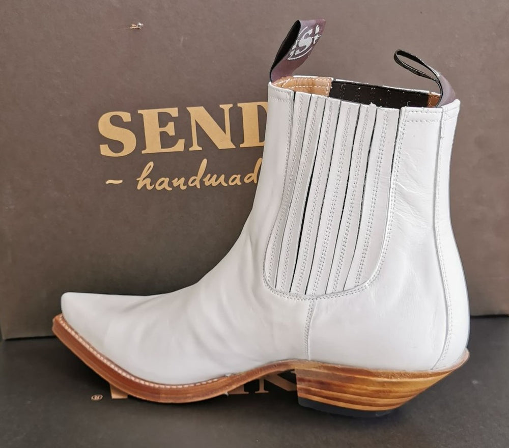1692 Sendra Stiefeletten X Blanco Weiss