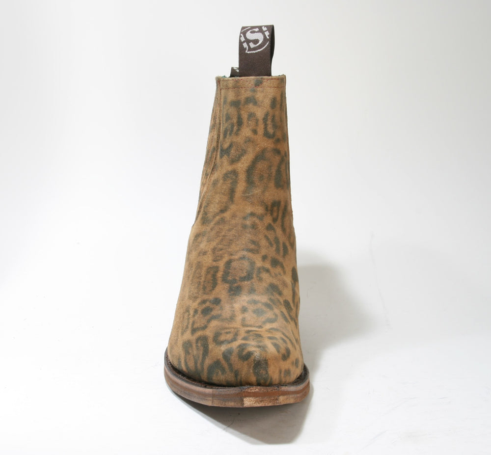 1692 Sendra Stiefeletten Animal Print Serr. Lince Natural