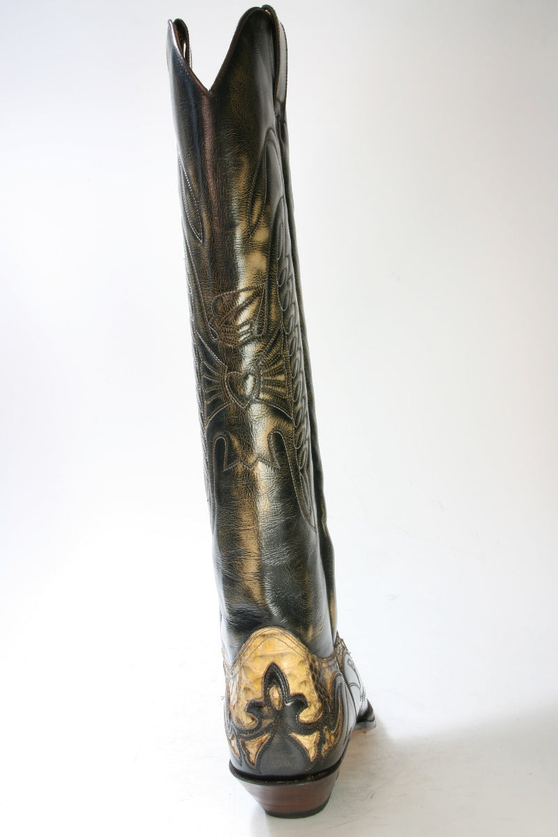 17354 Sendra Denver Tierra Python Panizo High Shaft Cowboy Boots