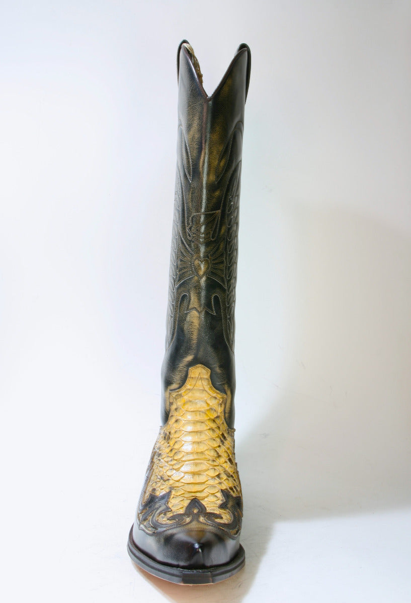 17354 Sendra Denver Tierra Python Panizo High Shaft Cowboy Boots