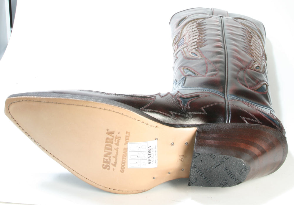 17355 Sendra Boots Hochschaftstiefel Hurricane Rojo Hurricane Marfil