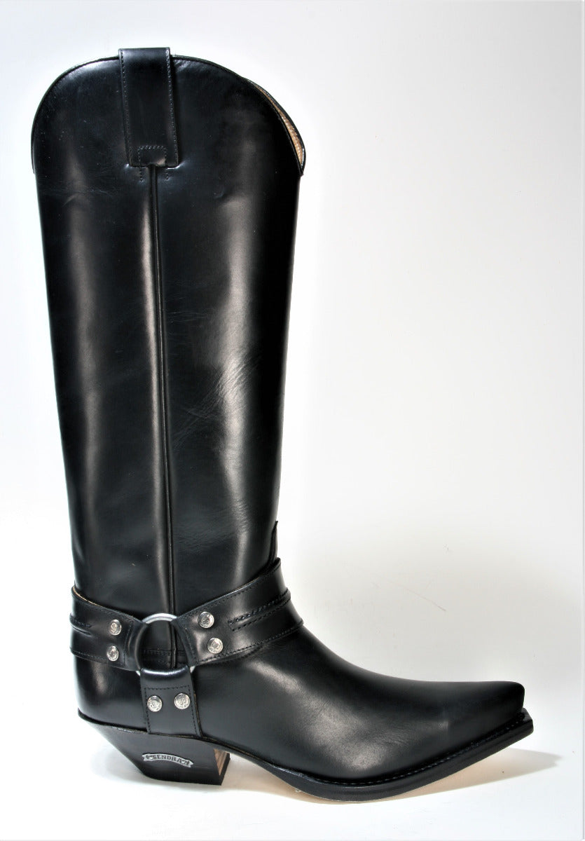 17582 Sendra cowboy boots high shaft Ciclon Negro