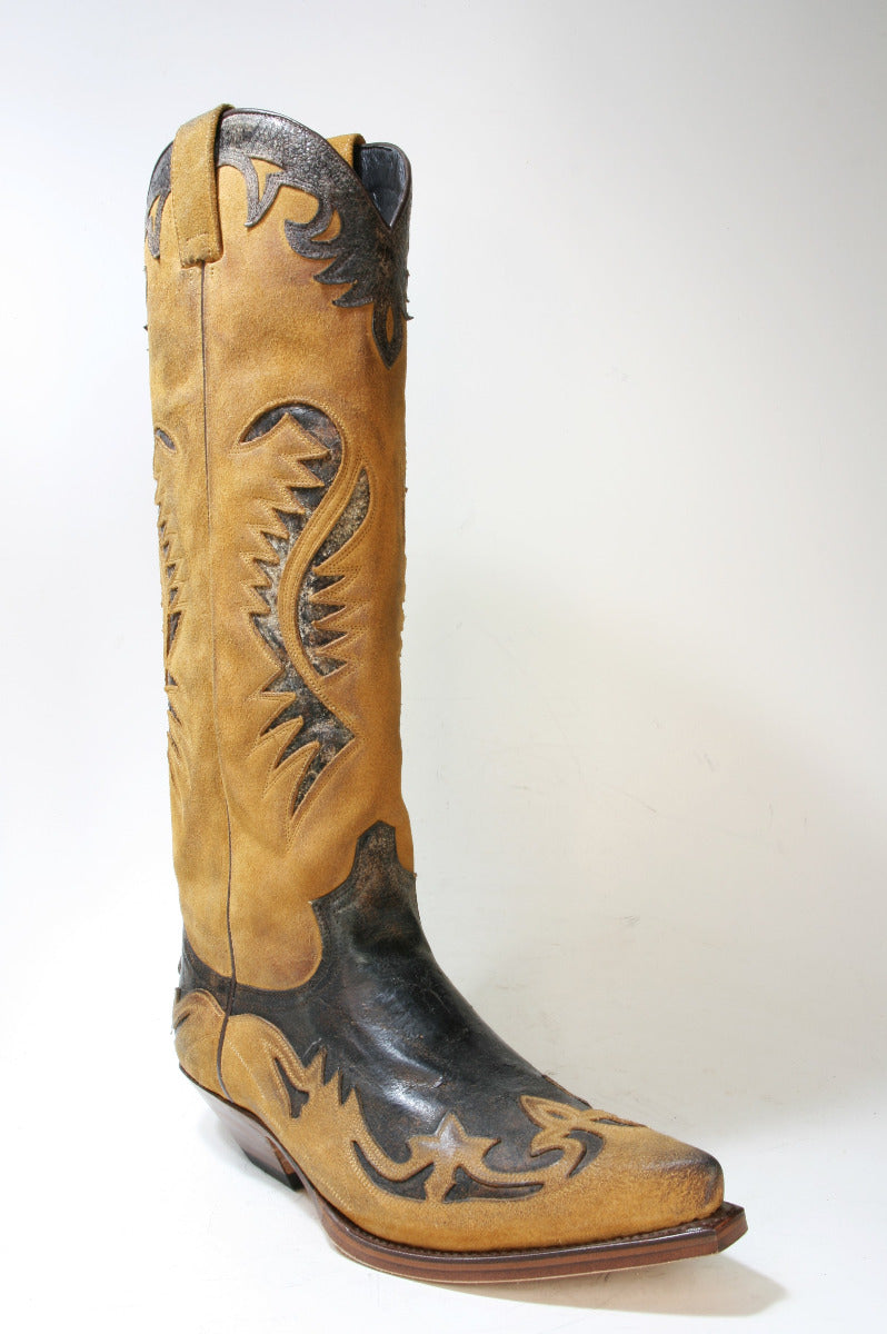 17880 Sendra Boots Hochschaftstiefel Serr. Camello