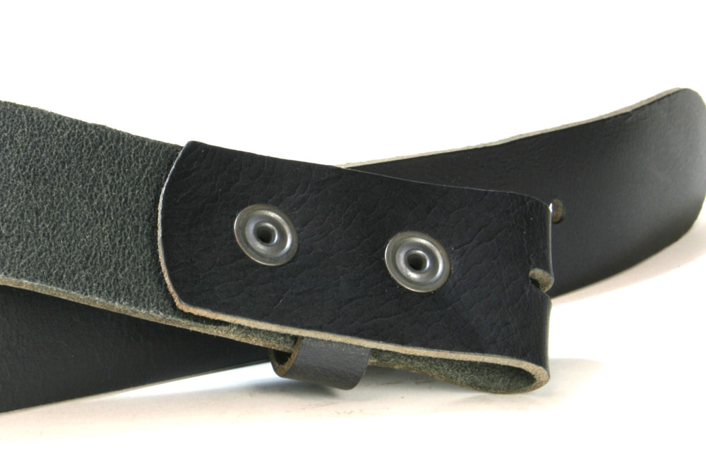 18699 Wechselgürtel Vollrindleder Black