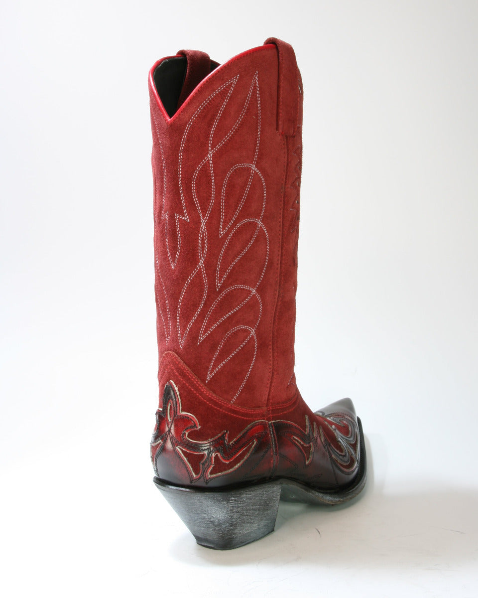 19182 Sendra Cowboystiefel GAIA Hurr. Rojo Garduna Blanco