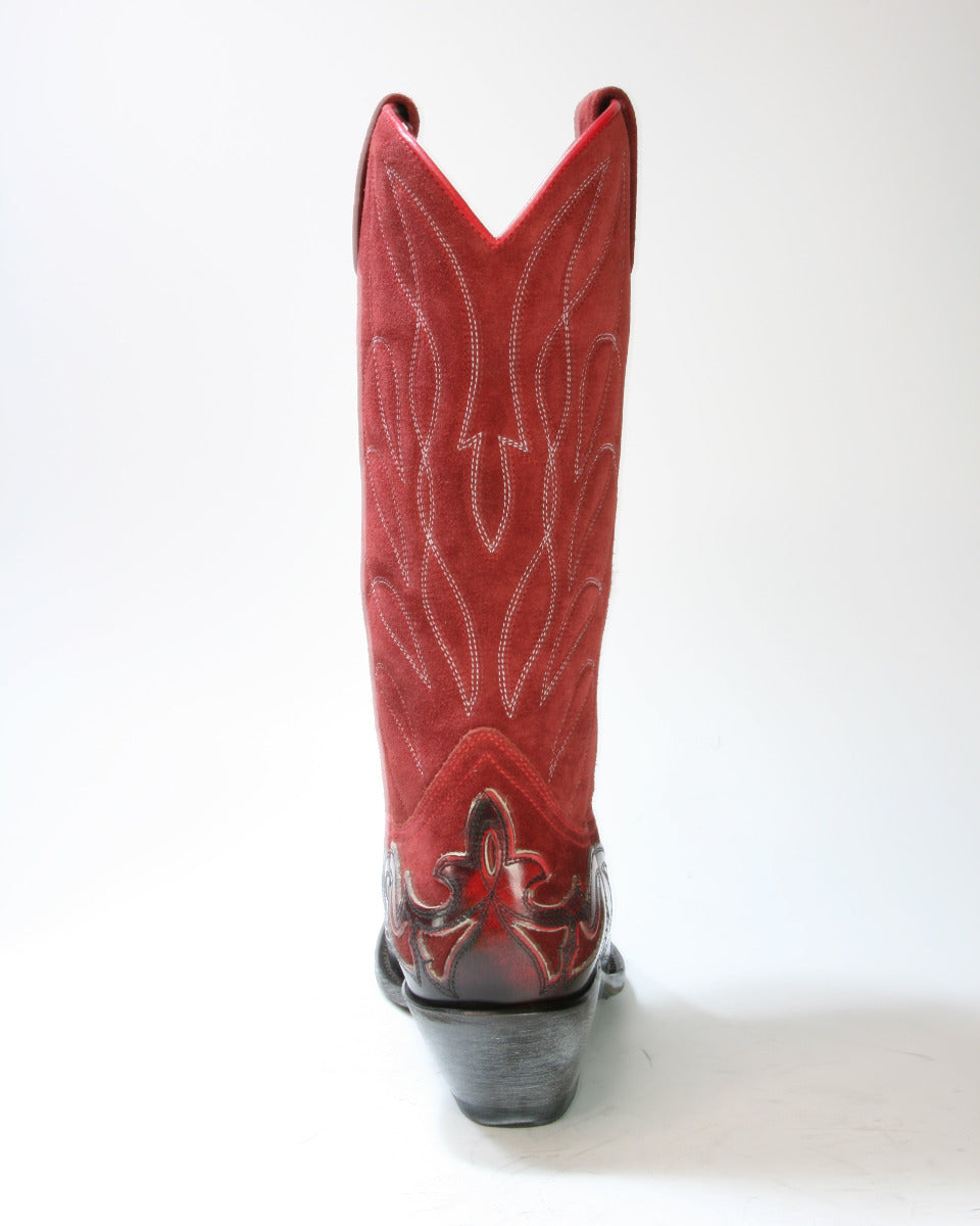 19182 Sendra Cowboystiefel GAIA Hurr. Rojo Garduna Blanco