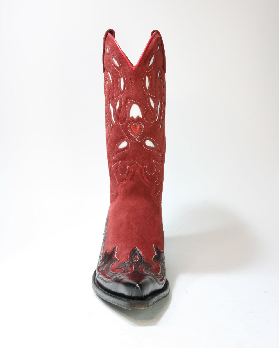 19182 Sendra Cowboystiefel GAIA Hurr. Rojo Garduna Blanco