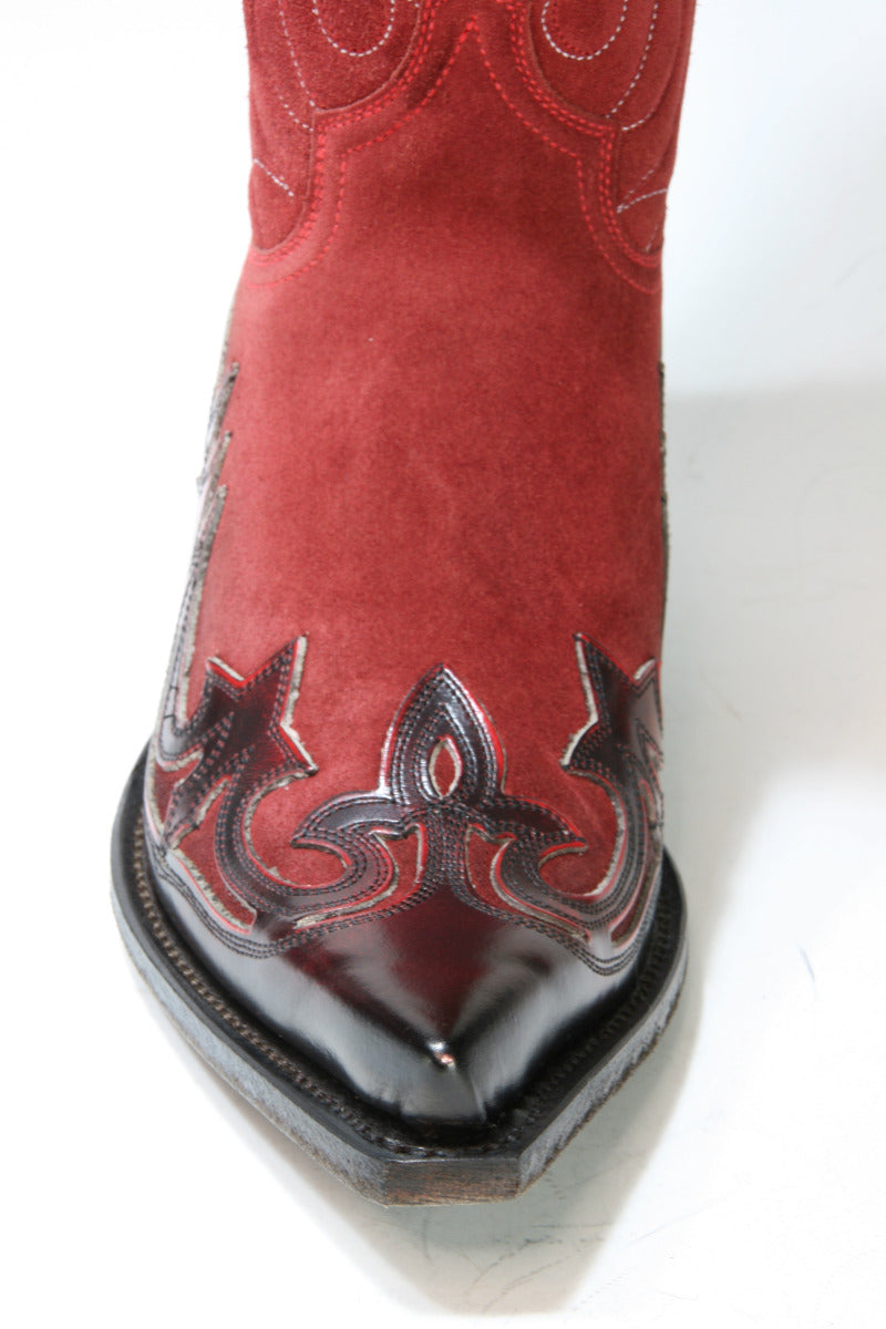 19182 Sendra Cowboystiefel GAIA Hurr. Rojo Garduna Blanco
