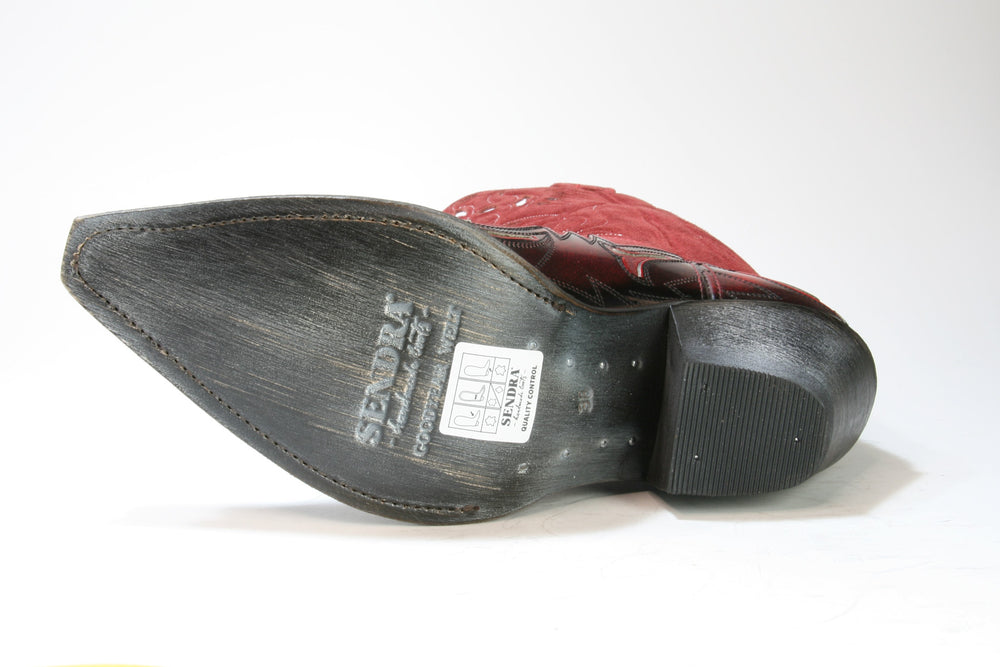 19182 Sendra Cowboystiefel GAIA Hurr. Rojo Garduna Blanco