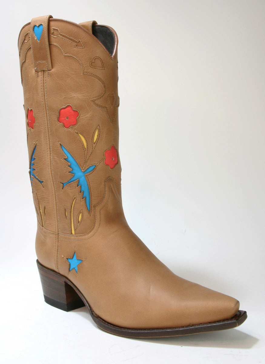 19187 Sendra Cowboyboots Judy Flota Miel NATURE