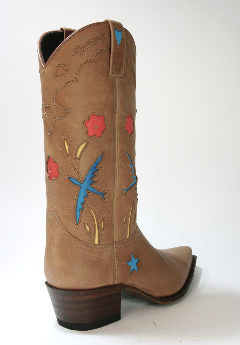 19187 Sendra Cowboyboots Judy Flota Miel NATURE