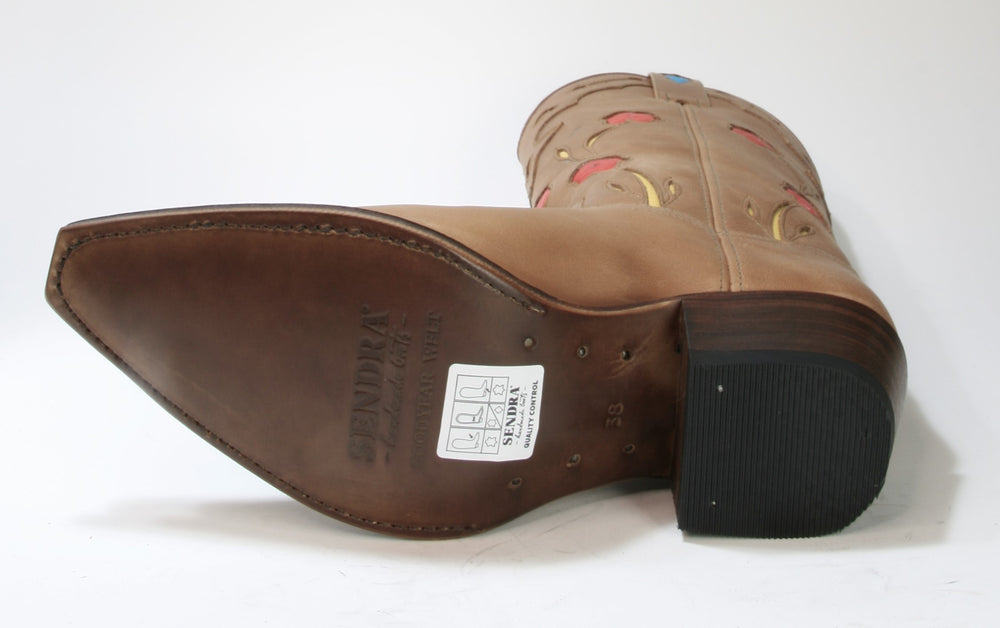 19187 Sendra Cowboyboots Judy Flota Miel NATURE