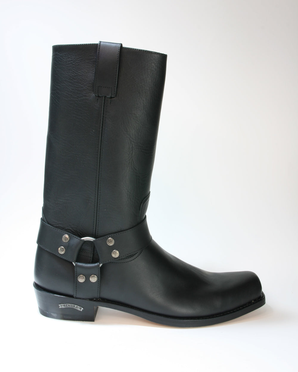 1918 Sendra Bikerboots Negro Ledersohle